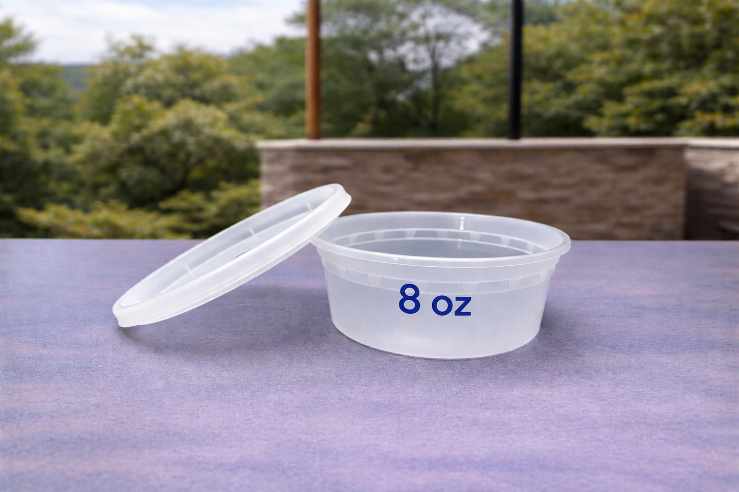 Plastic Food Container With Lid (SOUP CUP) 240/Box