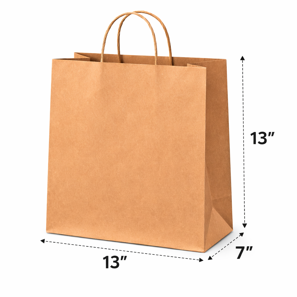 Kraft Paper Bag With Twist Handle