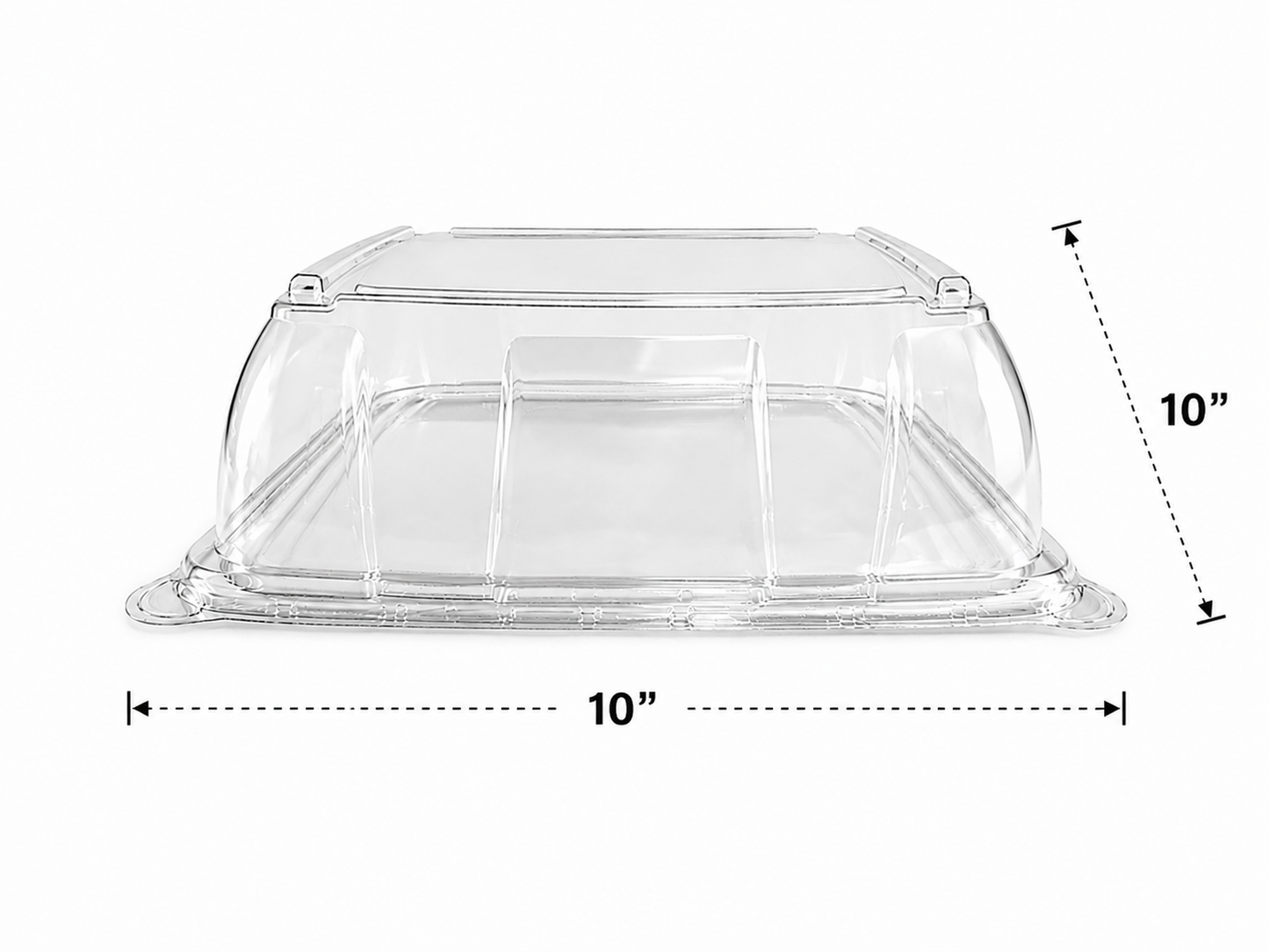 Eco-Friendly Catering Tray with Clear PET Dome Lid 25/ Box