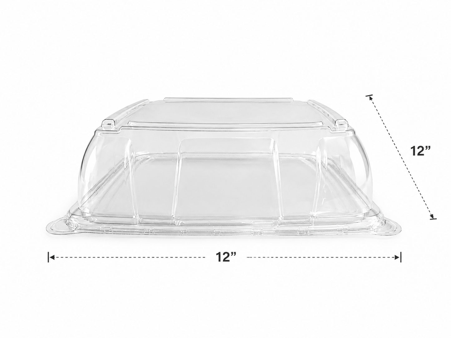 Eco-Friendly Catering Tray with Clear PET Dome Lid 25/ Box