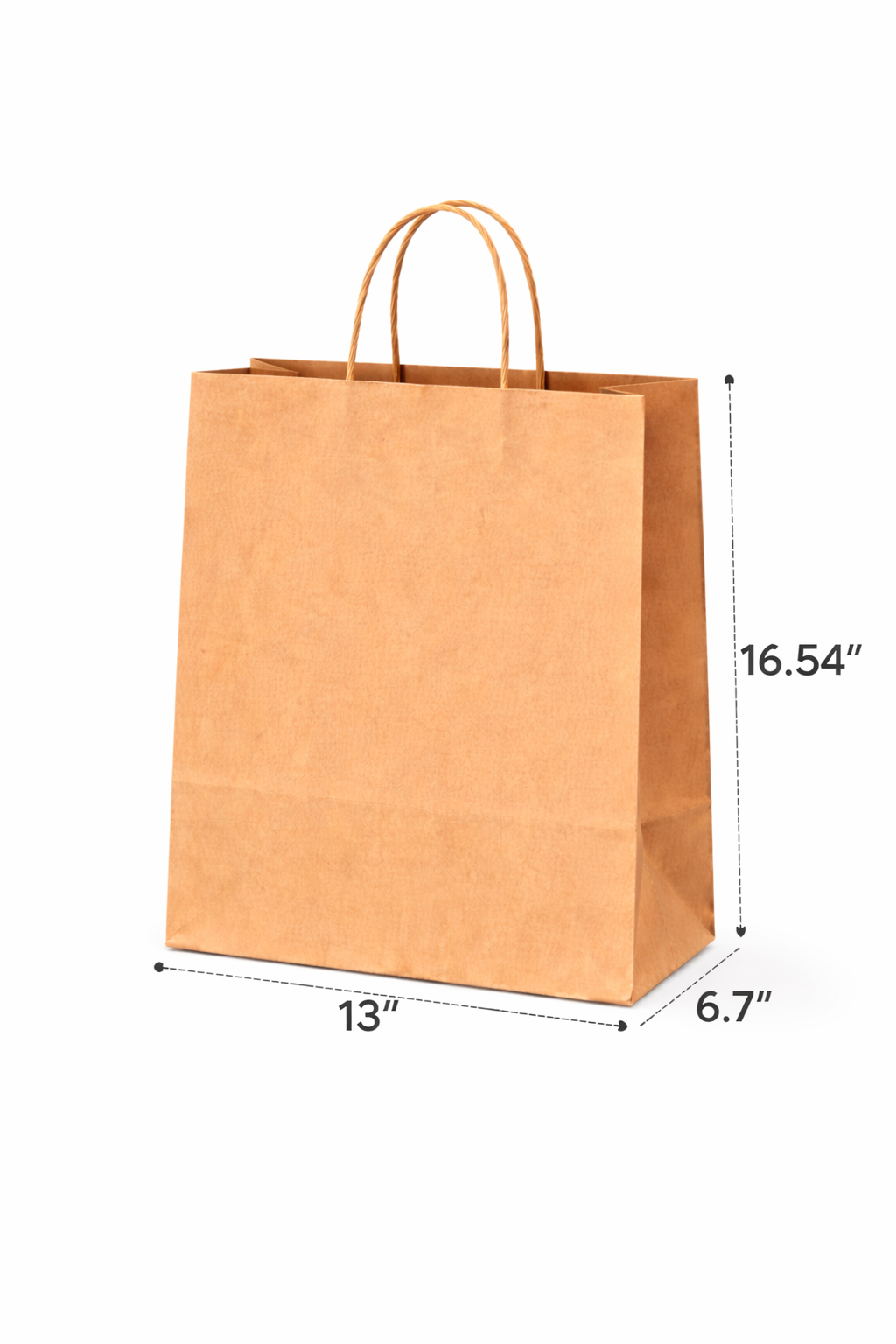 Kraft Paper Bag With Twist Handle