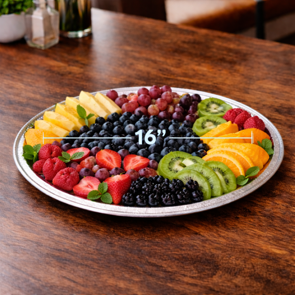 Round Catering Tray With Clear Lid (25/Box)