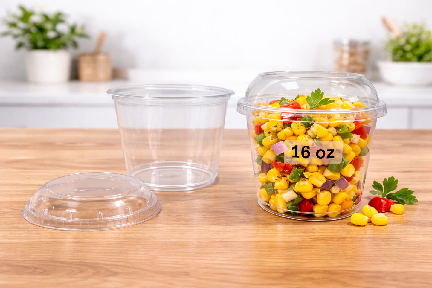 Clear Plastic Deli Container 500/box