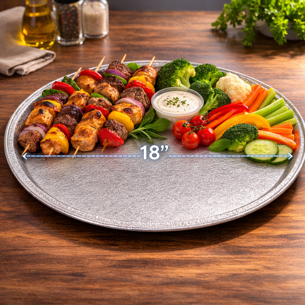 Round Catering Tray With Clear Lid (25/Box)