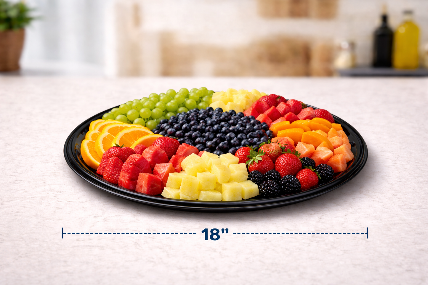 Round Catering Tray With Clear Lid (25/Box)