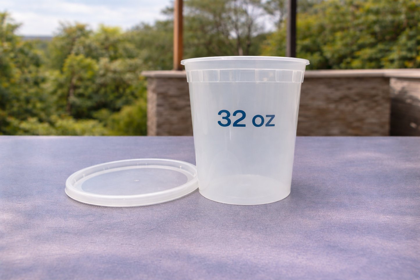 Plastic Food Container With Lid (SOUP CUP) 240/Box