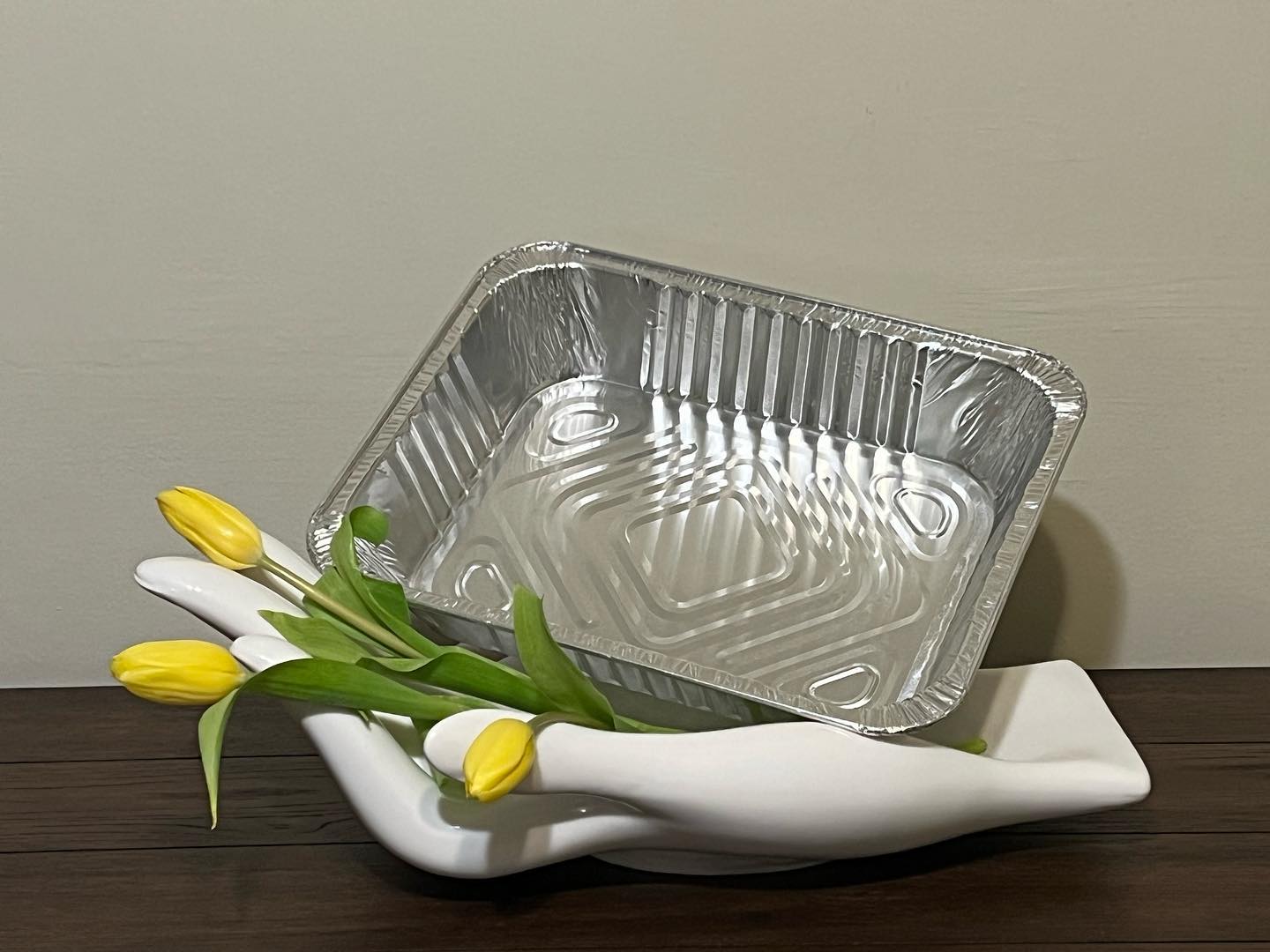 Half Size Aluminum Foil Container 100/box