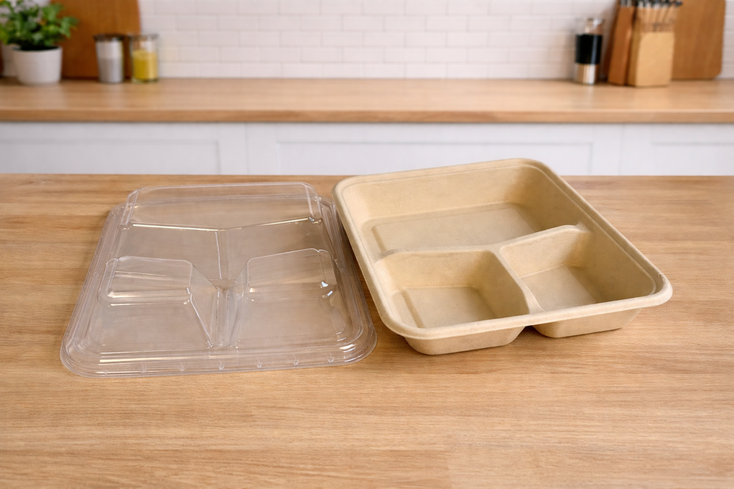 Eco- Friendly Compostable Bagasse Trays