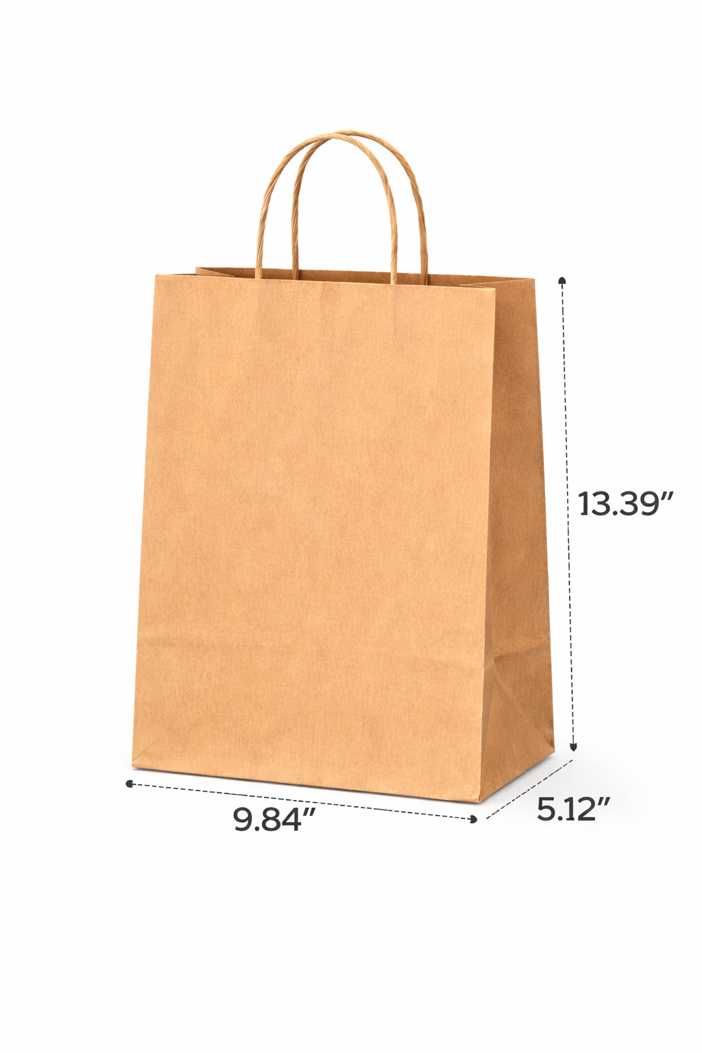 Kraft Paper Bag With Twist Handle