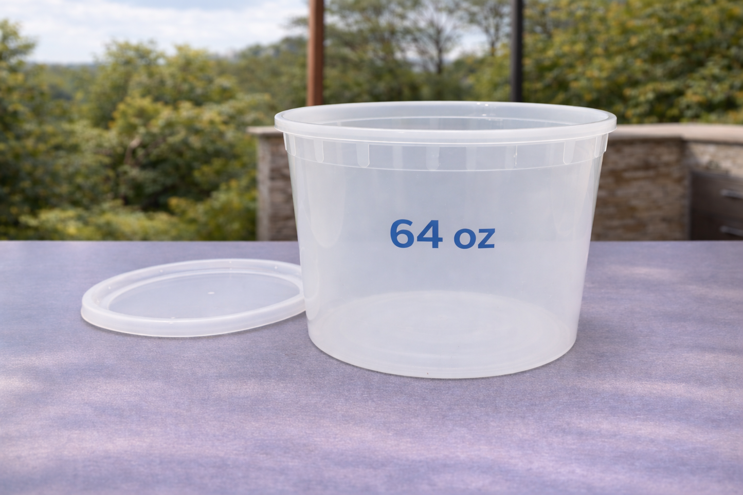 Plastic Food Container With Lid (SOUP CUP) 240/Box