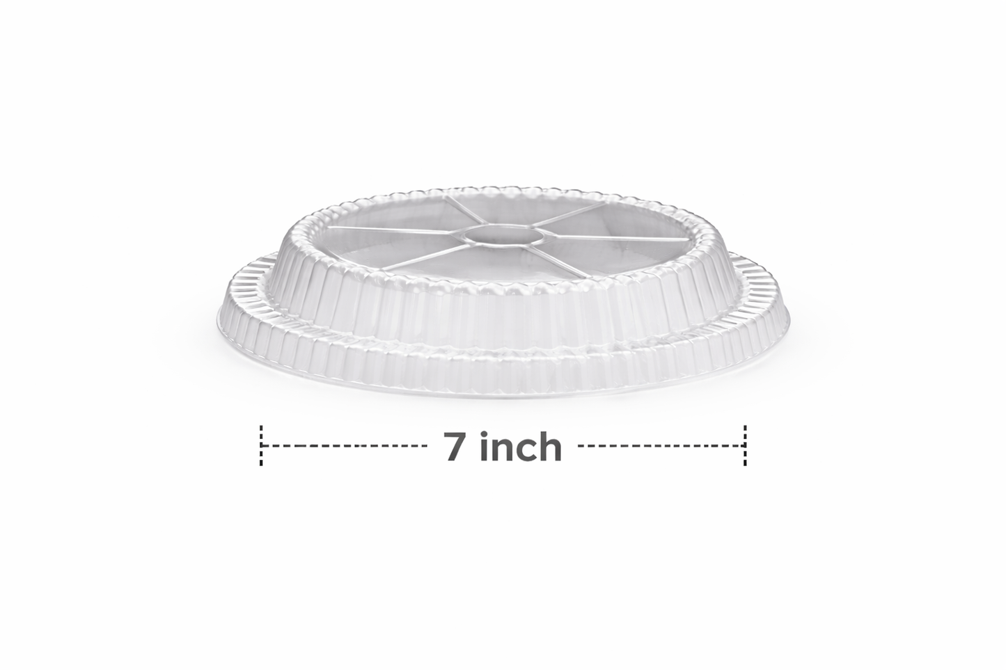 Plastic Clear Dome Lids for Round Aluminium Foil Container 500/Box