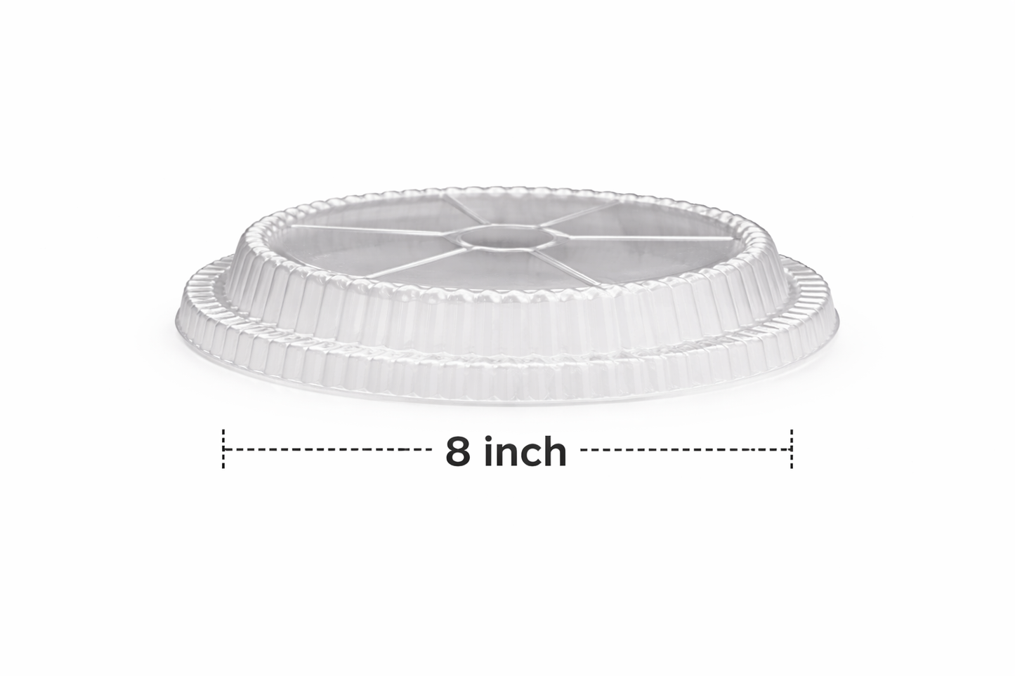 Plastic Clear Dome Lids for Round Aluminium Foil Container 500/Box