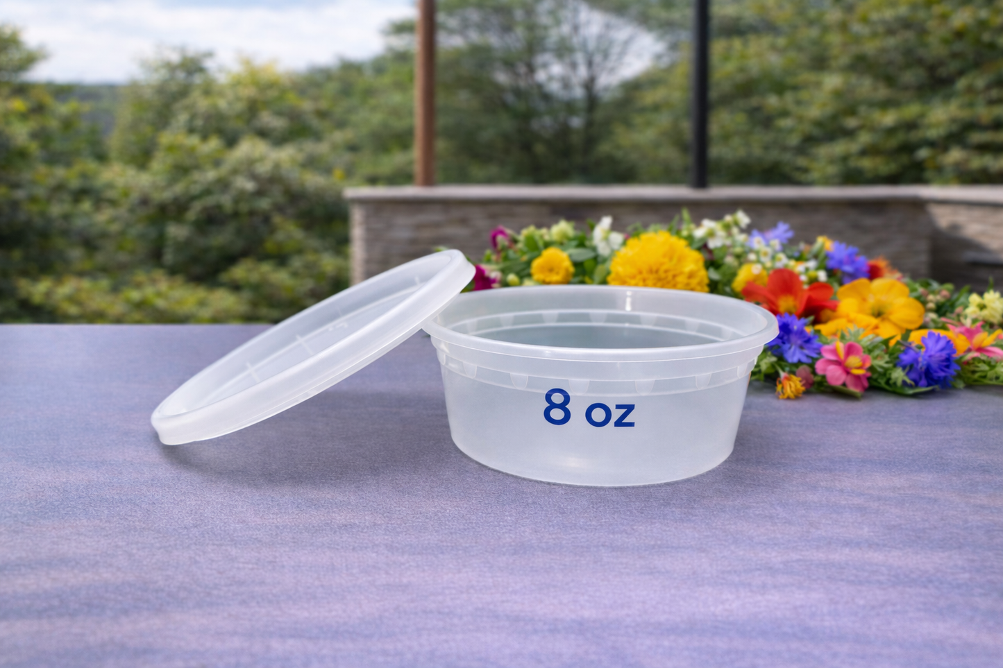 Plastic Food Container With Lid (SOUP CUP) 240/Box
