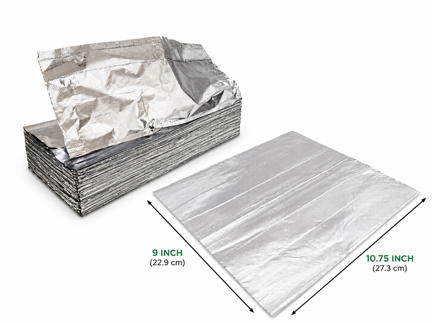 Aluminum Foil Sheets (12 mic) 6 X 500 Sheets / Box