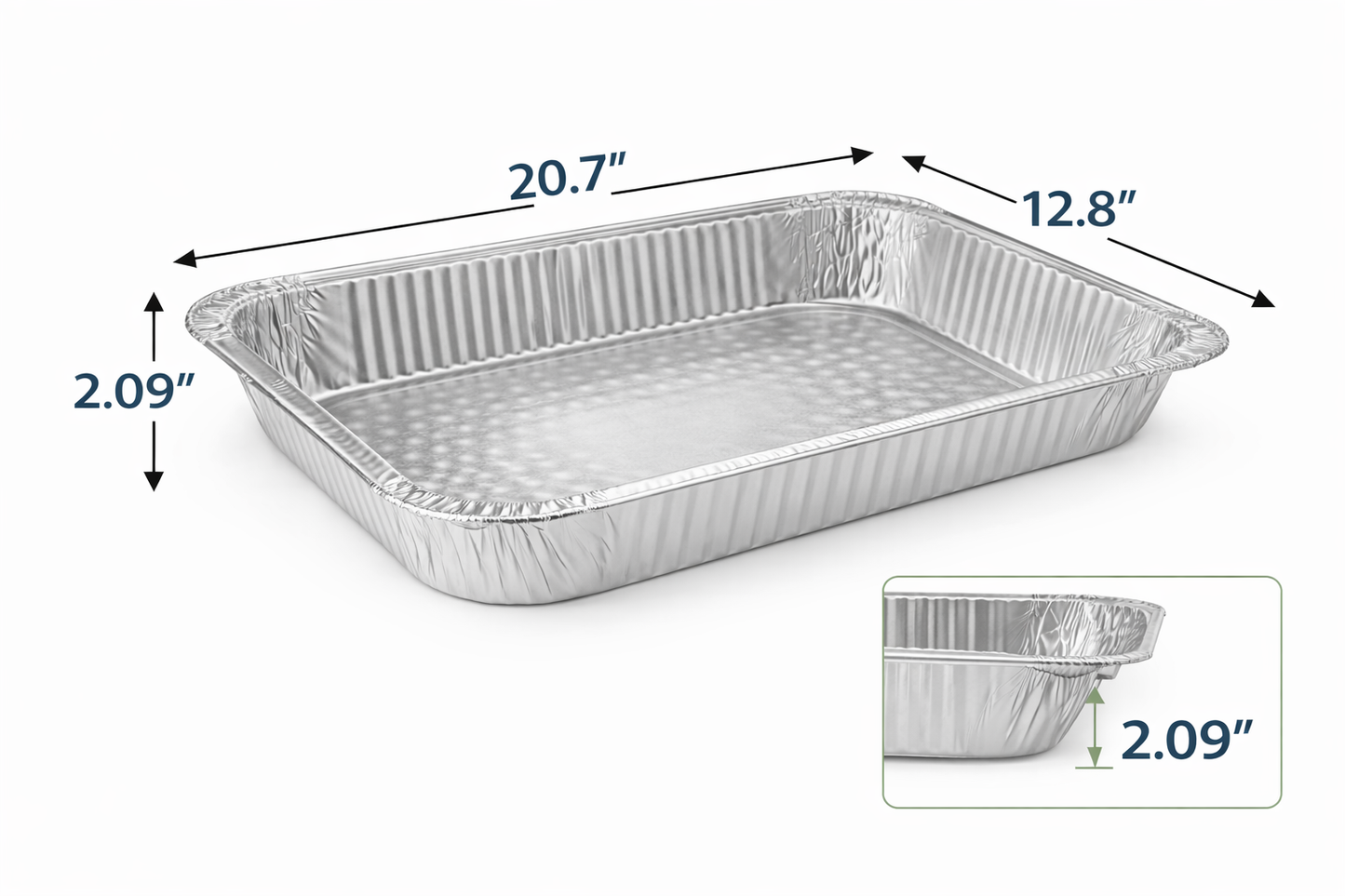 Full Size Aluminum Foil Container 50/box