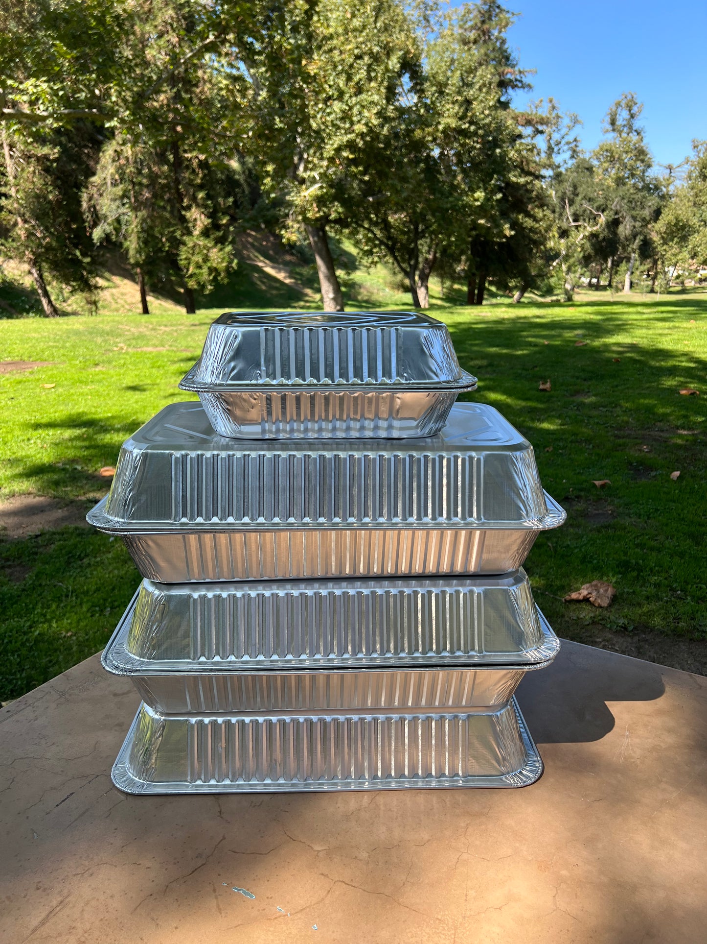 Half Size Aluminum Foil Container 100/box