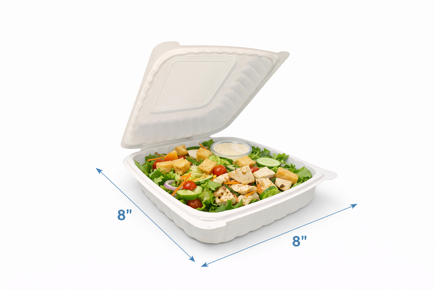 Hinged To-Go Containers