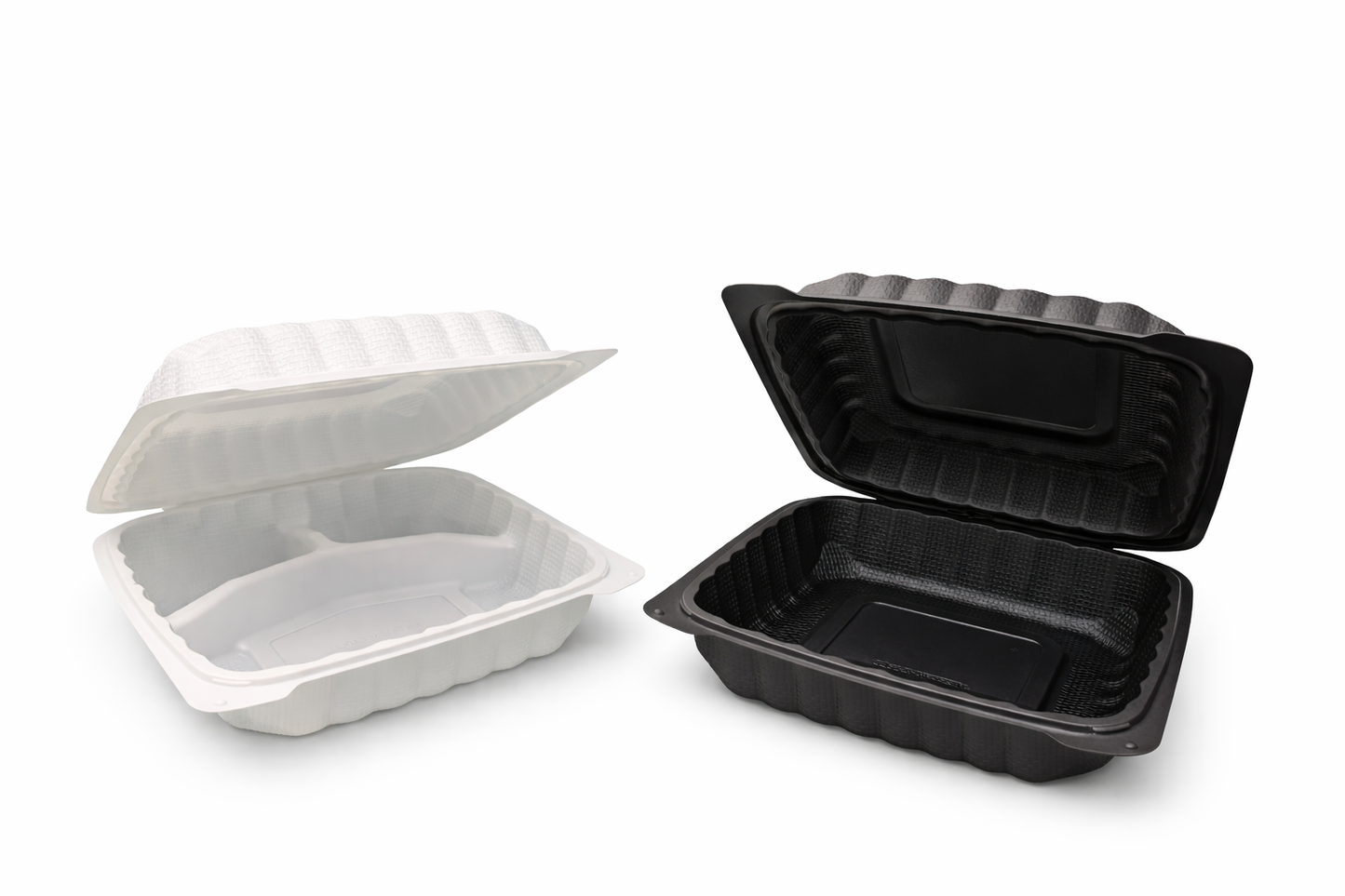 Hinged To-Go Containers