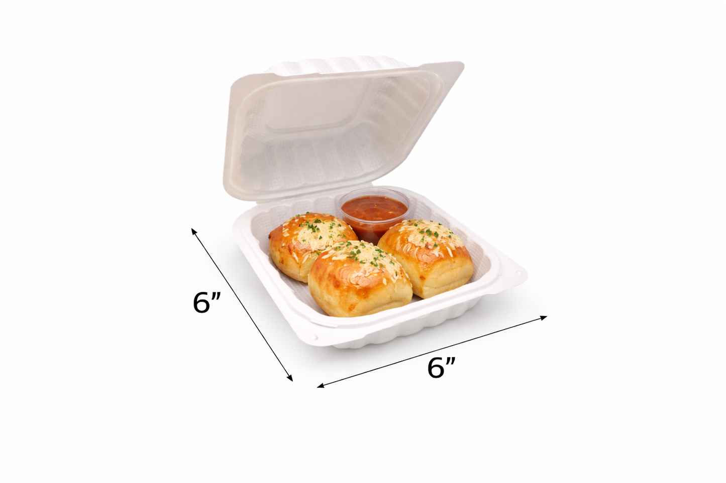 Hinged To-Go Containers