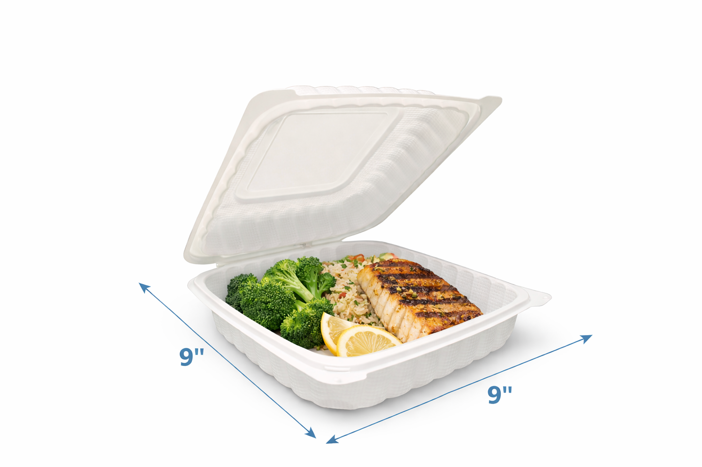 Hinged To-Go Containers