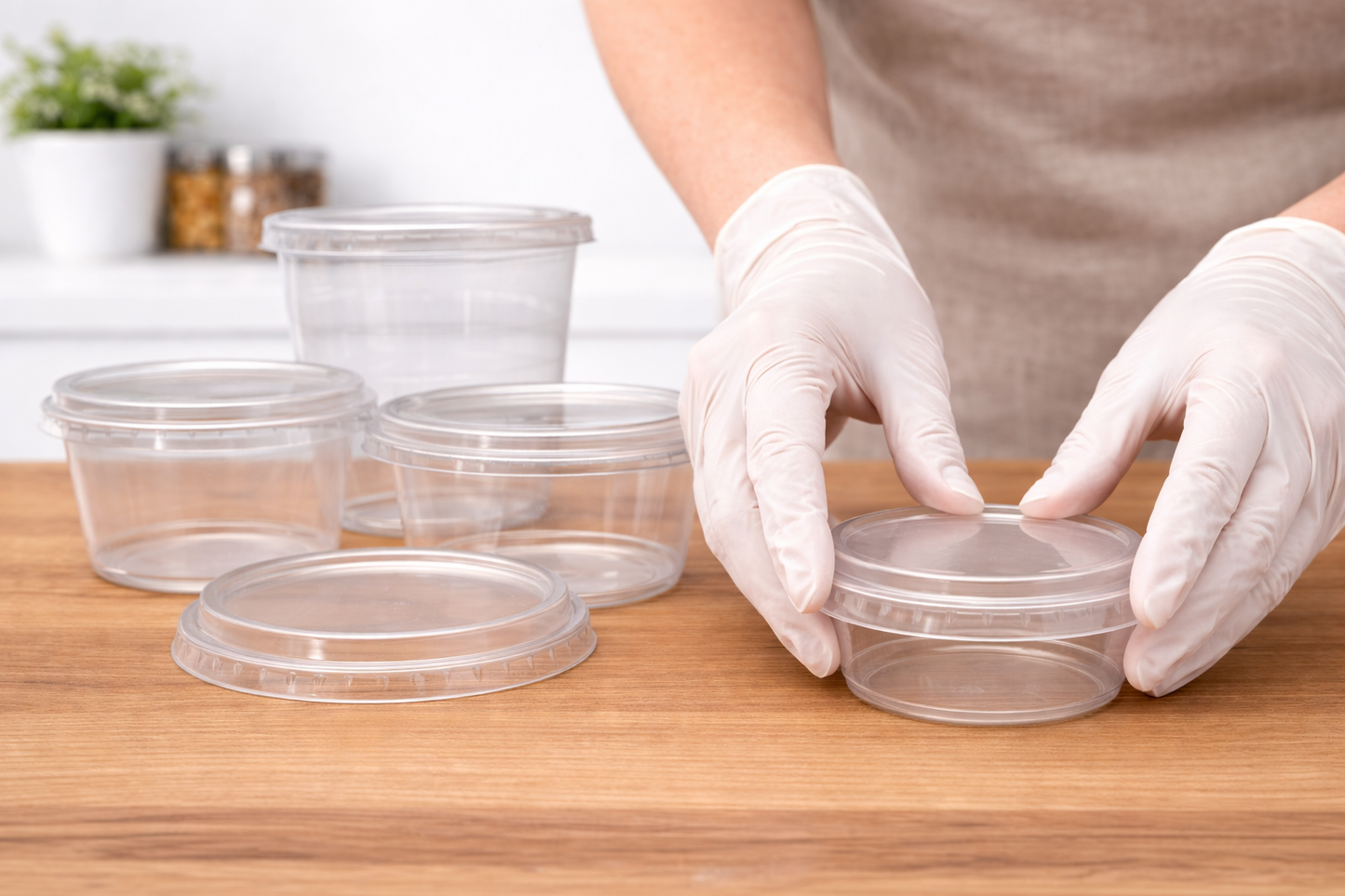 Clear Plastic Deli Container 500/box