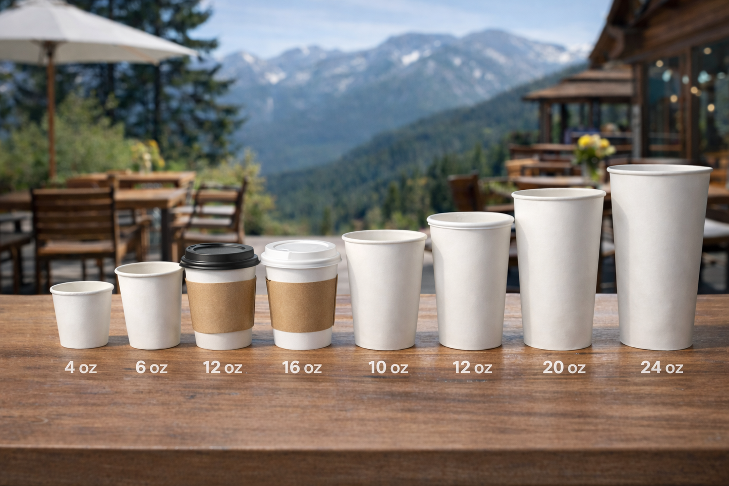 White Paper Hot Cup 1000/Box
