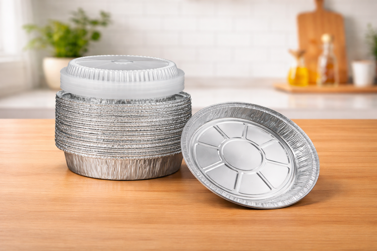 Round Aluminum Foil Containers 500/box