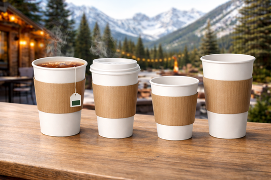Paper Cup Kraft Sleeve (1000/Box)